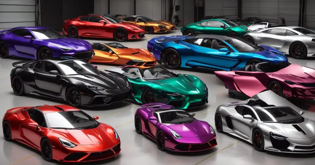 Different Car Wrap Colors