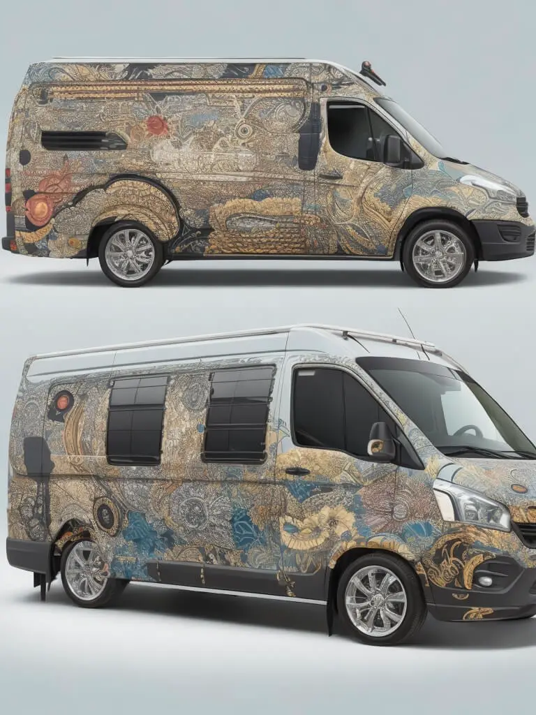 Realistic van wrap ideas