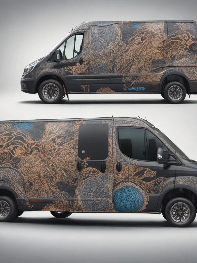 Wrapped van designs