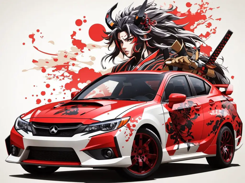 best anime car wrap