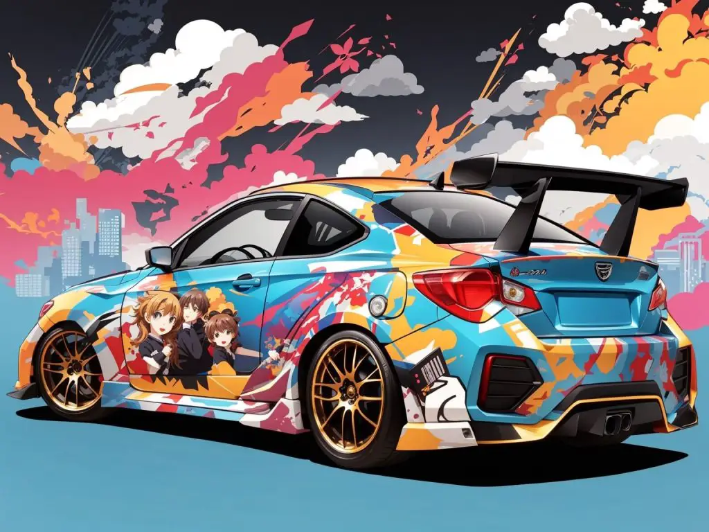 itasha japanese anime car